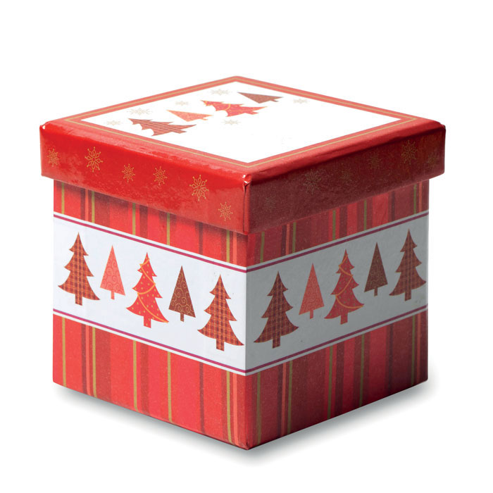 Boule de Noël et boîte. Boule de Noël et boîte.