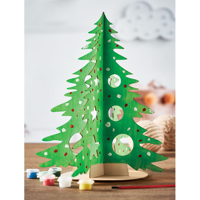 Sapin de Noël en bois