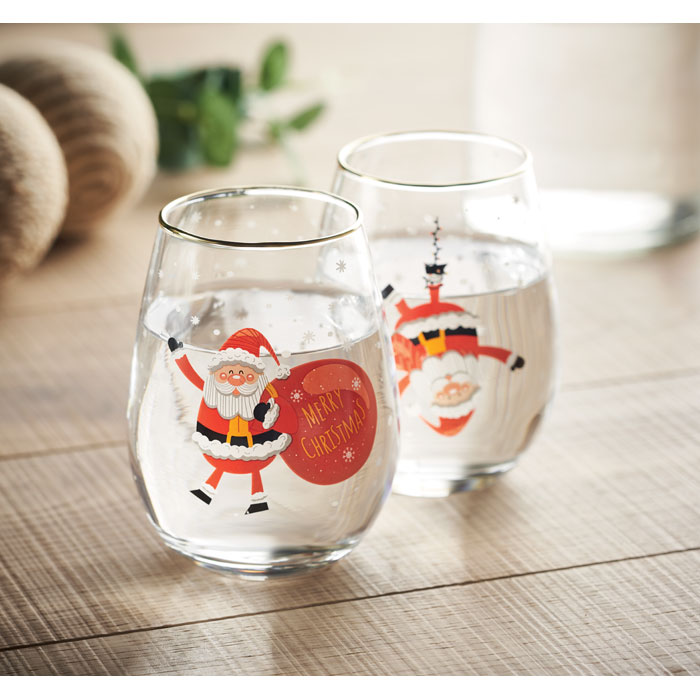 Set de 2 verres de Noël Set de 2 verres de Noël