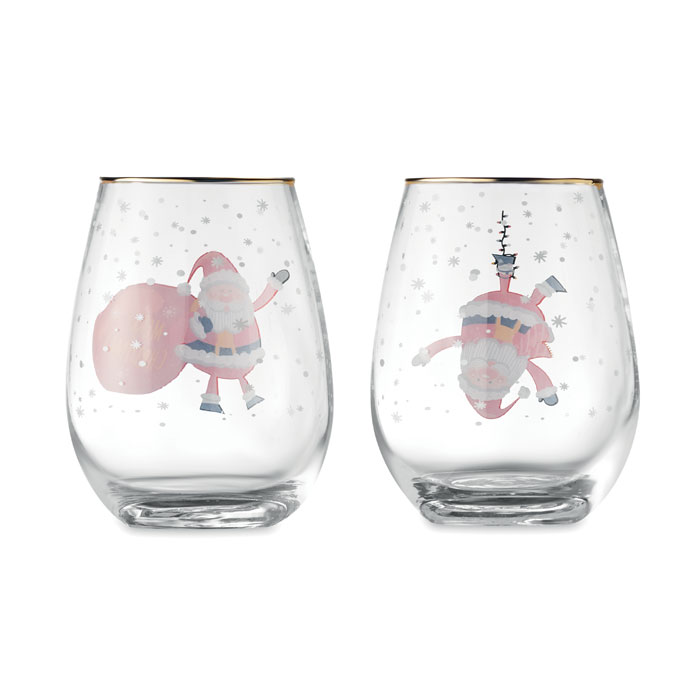 Set de 2 verres de Noël Set de 2 verres de Noël
