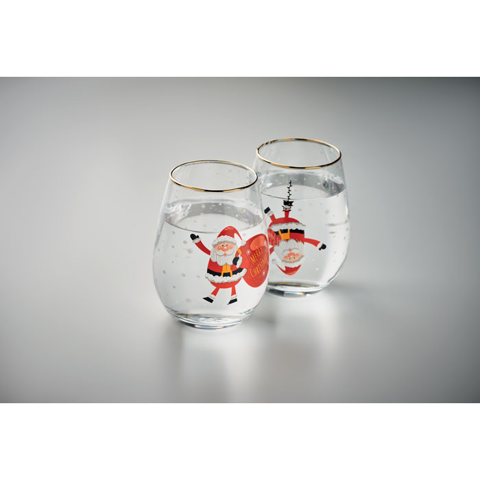Set de 2 verres de Noël Set de 2 verres de Noël
