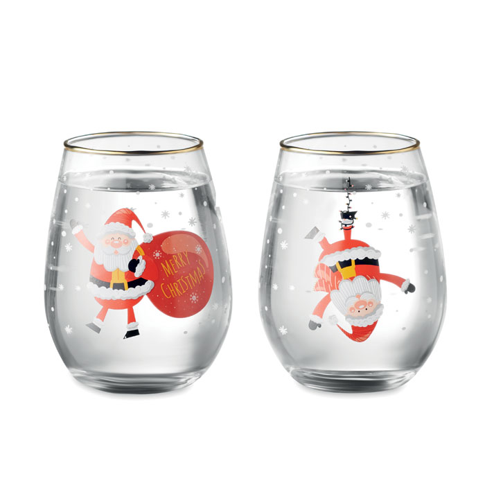 Set de 2 verres de Noël Set de 2 verres de Noël