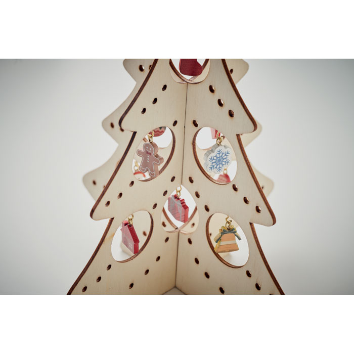 Décoration de sapin en bois Décoration de sapin en bois