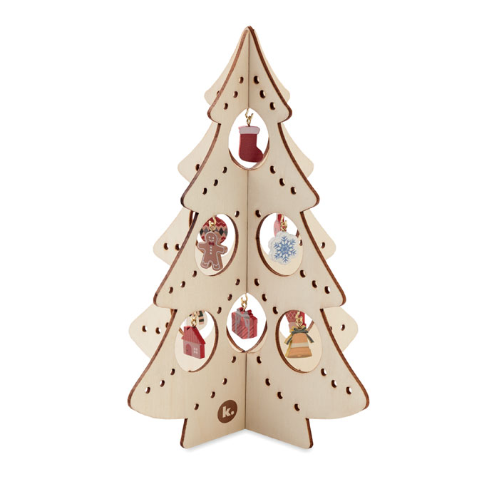 Décoration de sapin en bois Décoration de sapin en bois