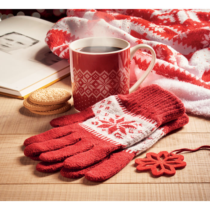 Set mug et gants hiver