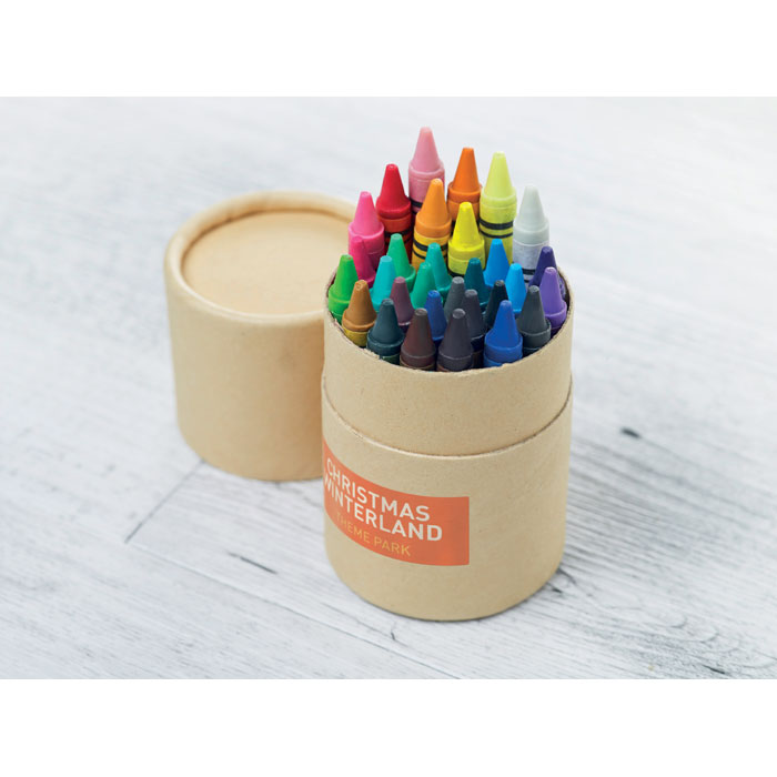 Etui 30 crayons cire Etui 30 crayons cire