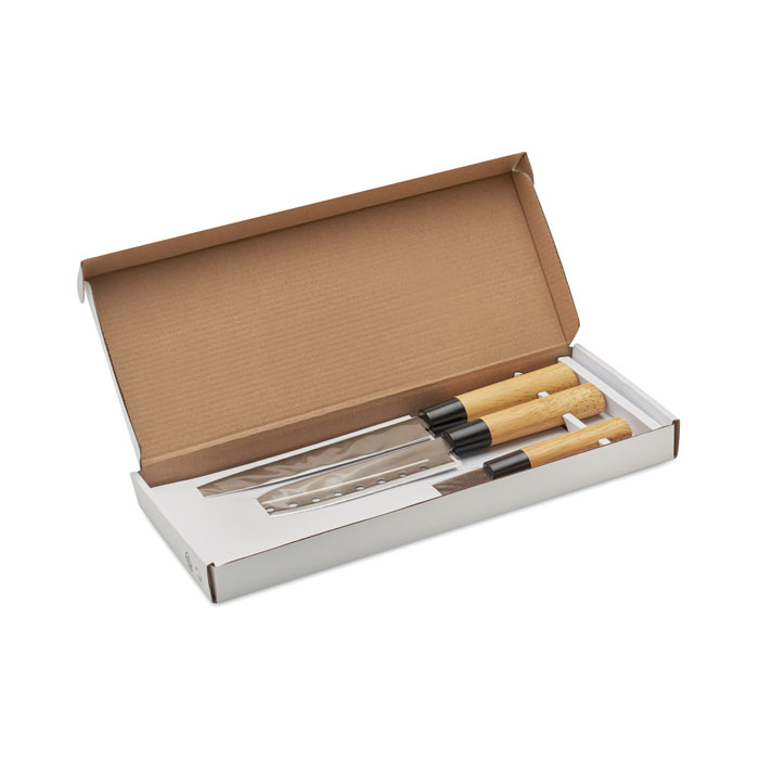 Set 3 couteaux style japonais Set 3 couteaux style japonais