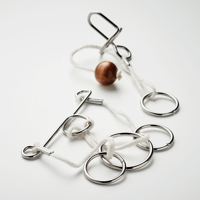 Jeu de 2 casse-tête en métal Jeu de 2 casse-tête en métal