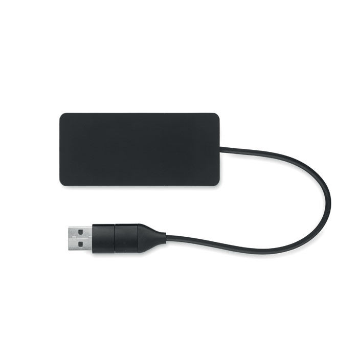 Hub USB 3 ports avec câble 20cm Hub USB 3 ports avec câble 20cm