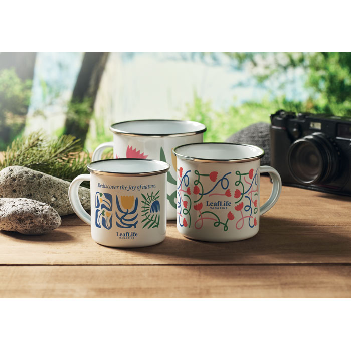 Mug en émail sublimation 200ml Mug en émail sublimation 200ml