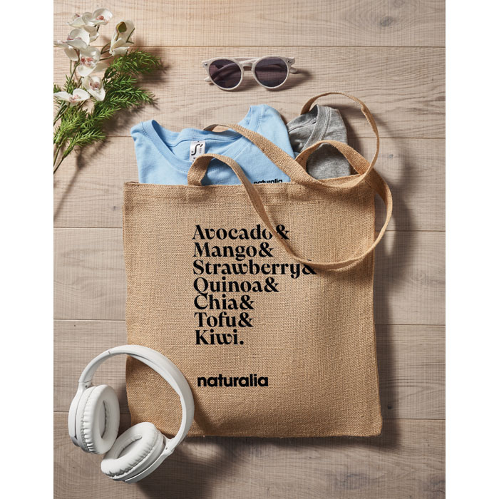Sac shopping en jute