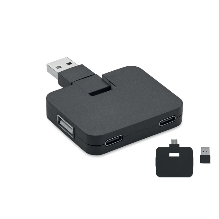 Hub USB 4 ports et câble 20cm Hub USB 4 ports et câble 20cm
