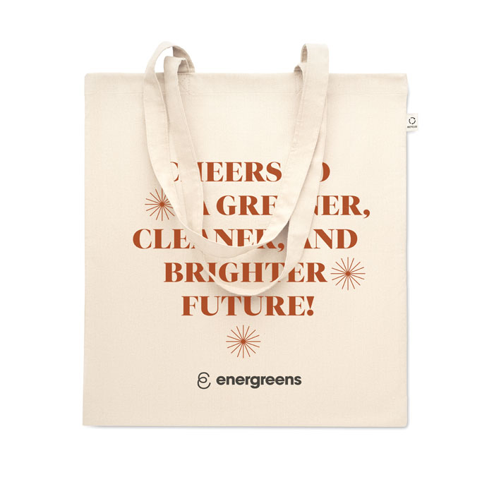 Sac shopping en coton recyclé Sac shopping en coton recyclé