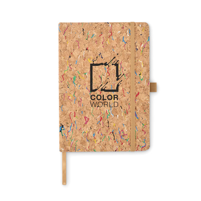 Cahier A5 en liège de couleur Cahier A5 en liège de couleur