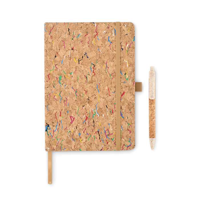 Cahier A5 en liège de couleur Cahier A5 en liège de couleur