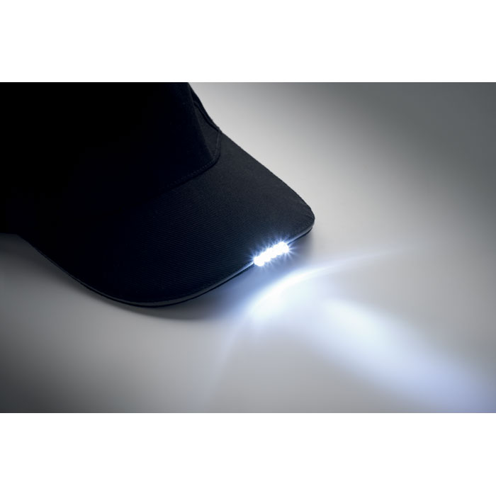 Casquette en coton LED à 5 pans Casquette en coton LED à 5 pans