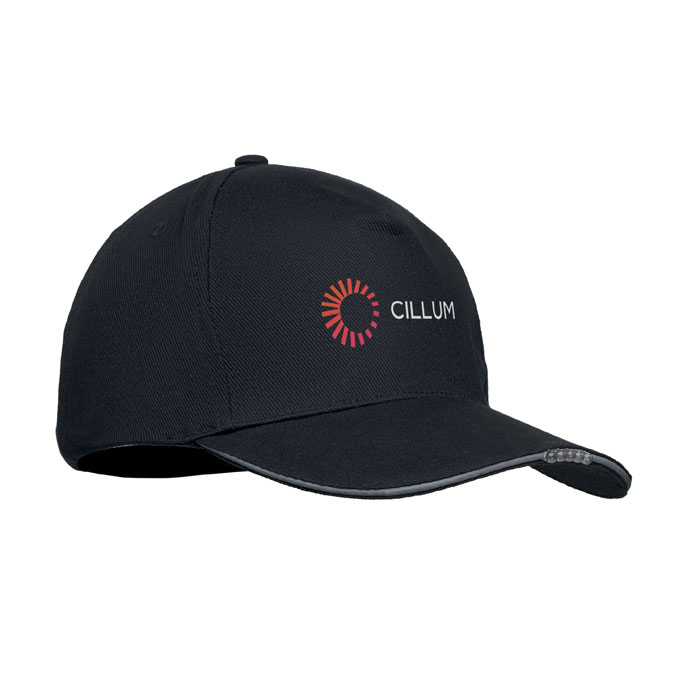 Casquette en coton LED à 5 pans Casquette en coton LED à 5 pans