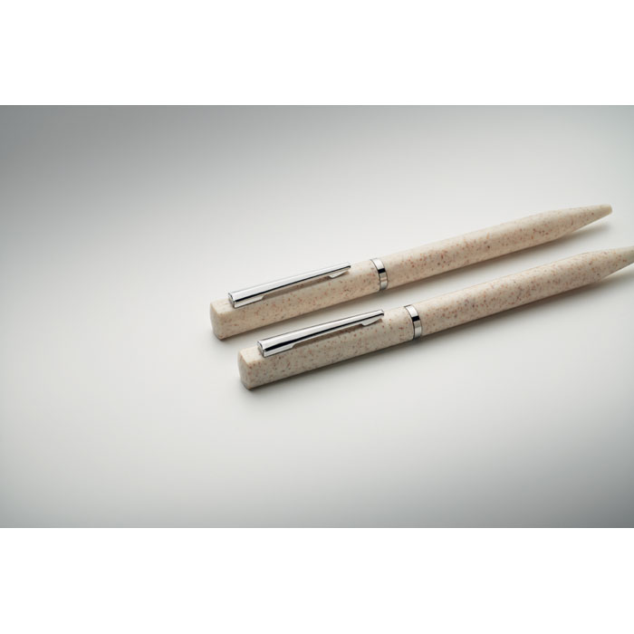 Set de stylo paille de blé/ABS Set de stylo paille de blé/ABS