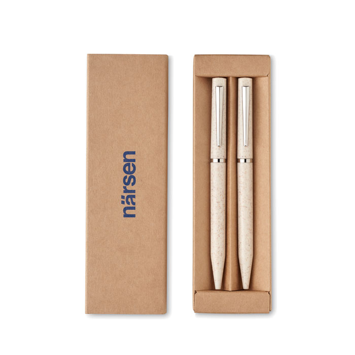 Set de stylo paille de blé/ABS Set de stylo paille de blé/ABS