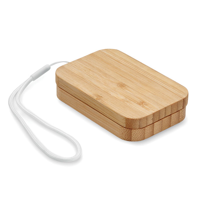 Chargeur sans fil 15W bambou