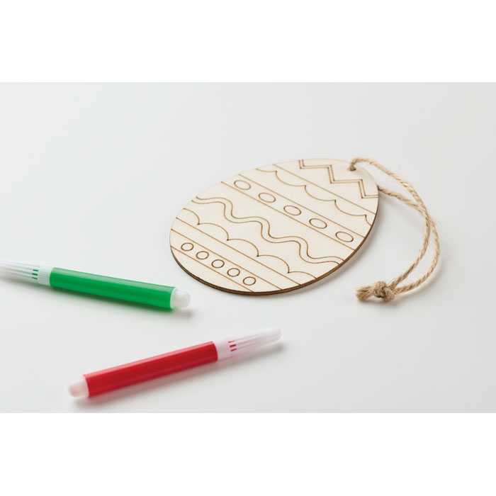 Set de peinture sur œuf en bois Set de peinture sur œuf en bois