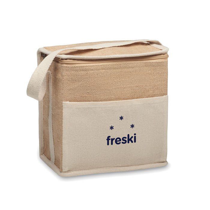 Sac isotherme toile et jute 3L Sac isotherme toile et jute 3L