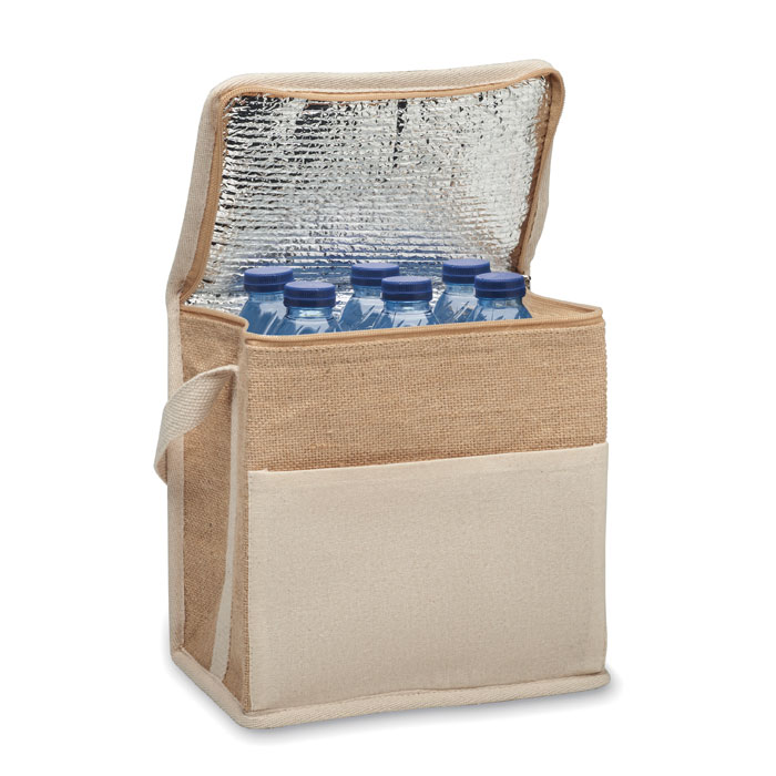 Sac isotherme toile et jute 3L Sac isotherme toile et jute 3L