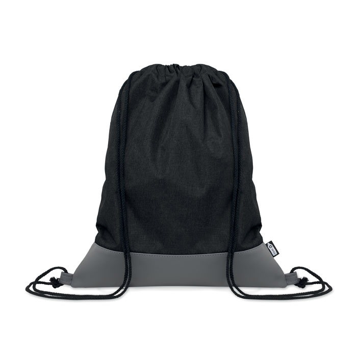 Sac à cordon en PU RPET 2 tons Sac à cordon en PU RPET 2 tons
