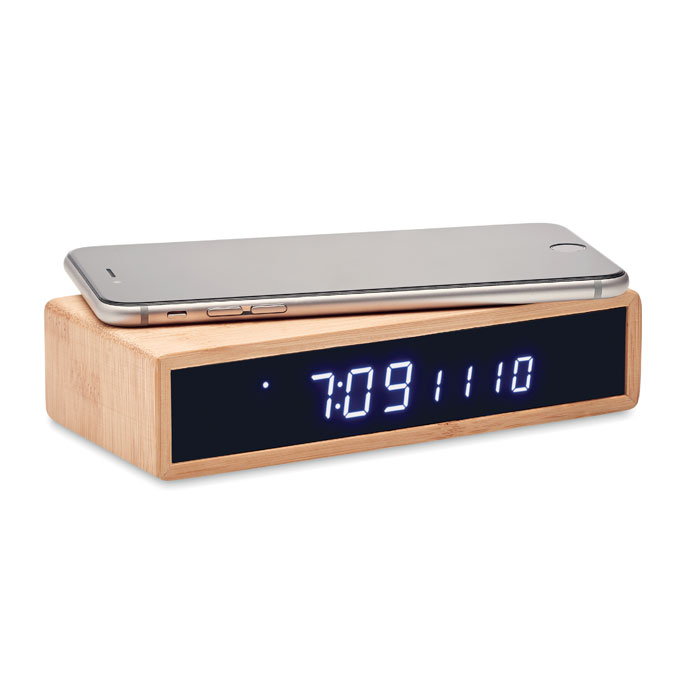 Chargeur sans fil en bambou Chargeur sans fil en bambou