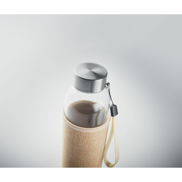 Bouteille & housse en jute