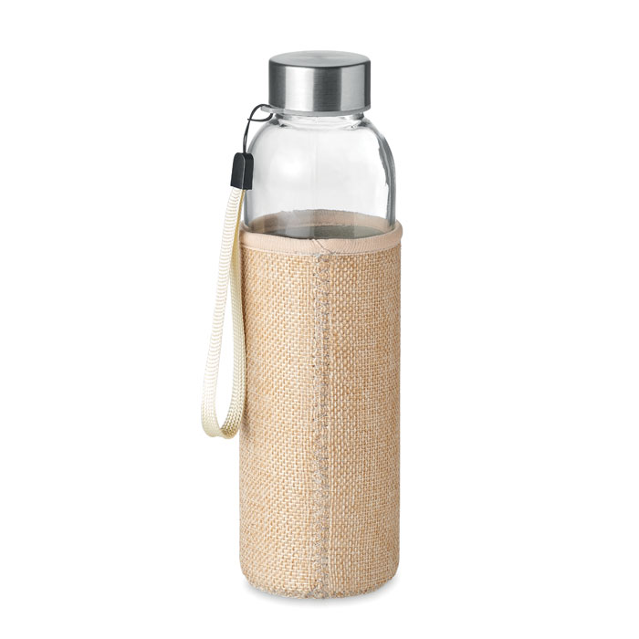 Bouteille & housse en jute