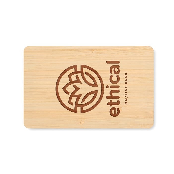 Carte RFID bambou