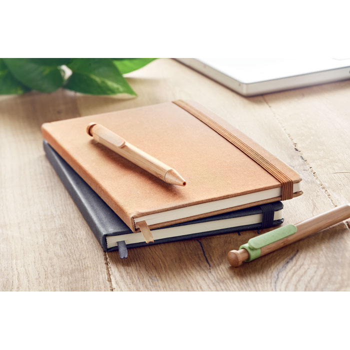 Carnet A5 ligné en PU recyclé Carnet A5 ligné en PU recyclé
