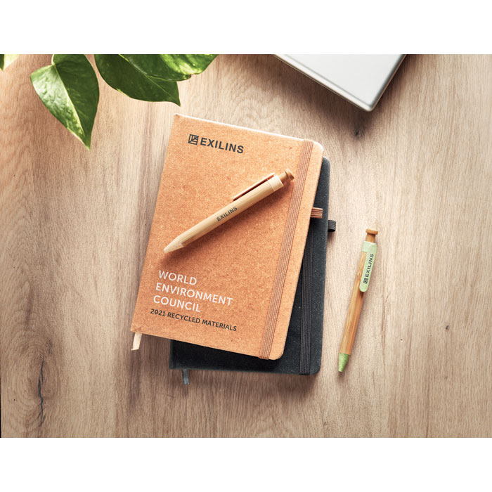 Carnet A5 ligné en PU recyclé Carnet A5 ligné en PU recyclé