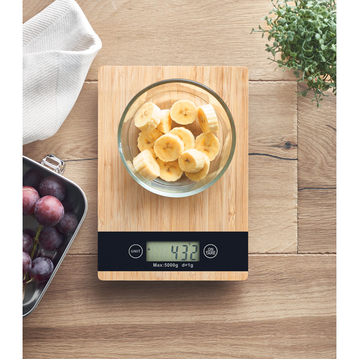 Balance de cuisine bambou ABS