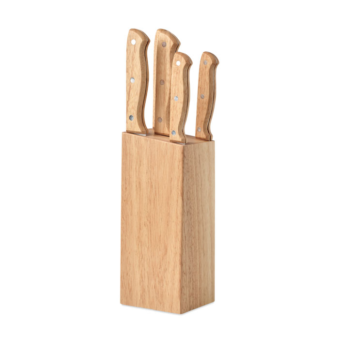 Set de 5 couteaux dans socle Set de 5 couteaux dans socle