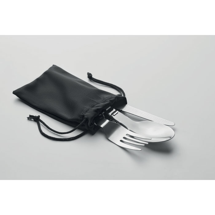 Set de 3 couverts de camping Set de 3 couverts de camping