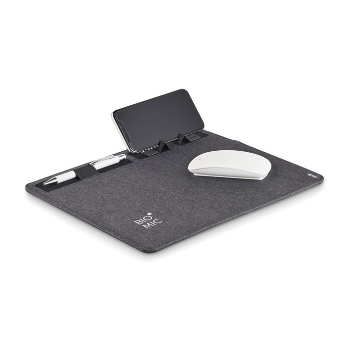 Tapis de souris RPET chargeur 15W Tapis de souris RPET chargeur 15W
