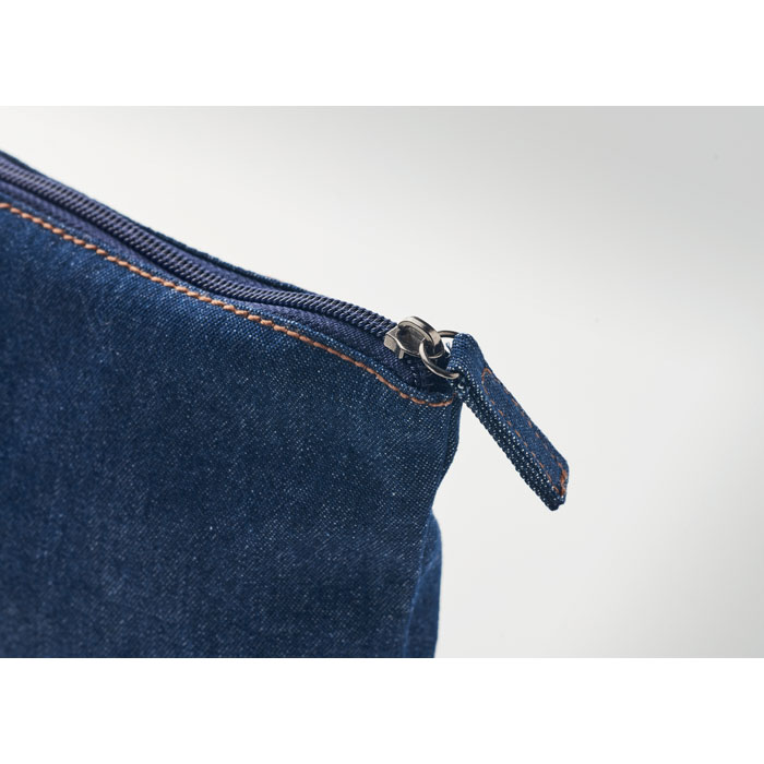 Trousse en denim recyclé Trousse en denim recyclé