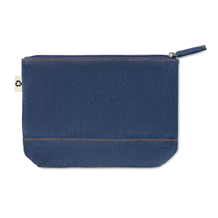 Trousse en denim recyclé Trousse en denim recyclé