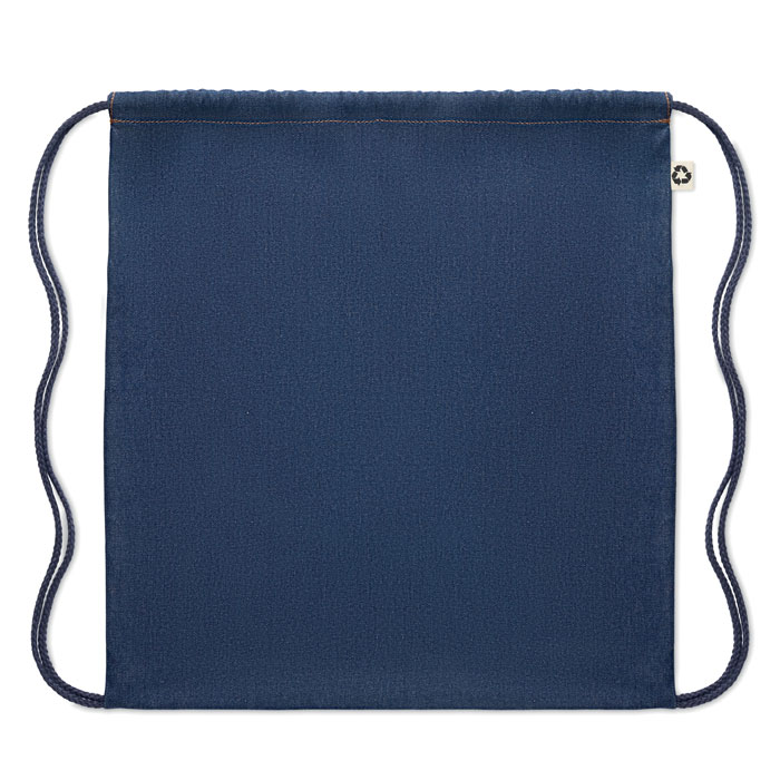 Sac à cordon en denim recyclé Sac à cordon en denim recyclé