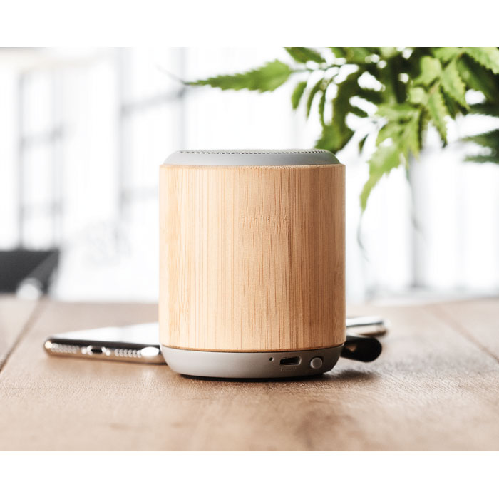 Haut-parleur sans fil en bambou Haut-parleur sans fil en bambou