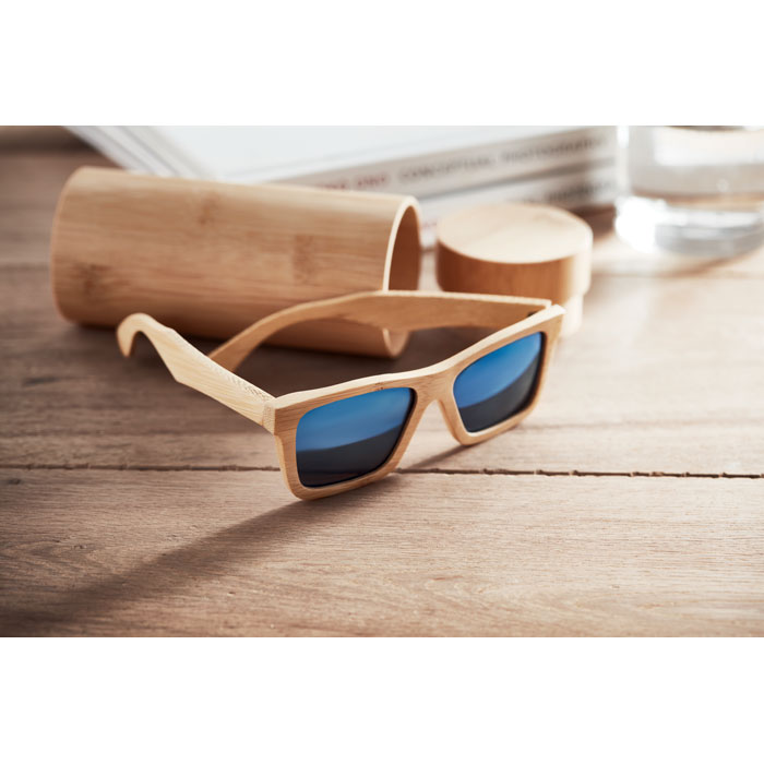 Lunettes de soleil étui bambou Lunettes de soleil étui bambou