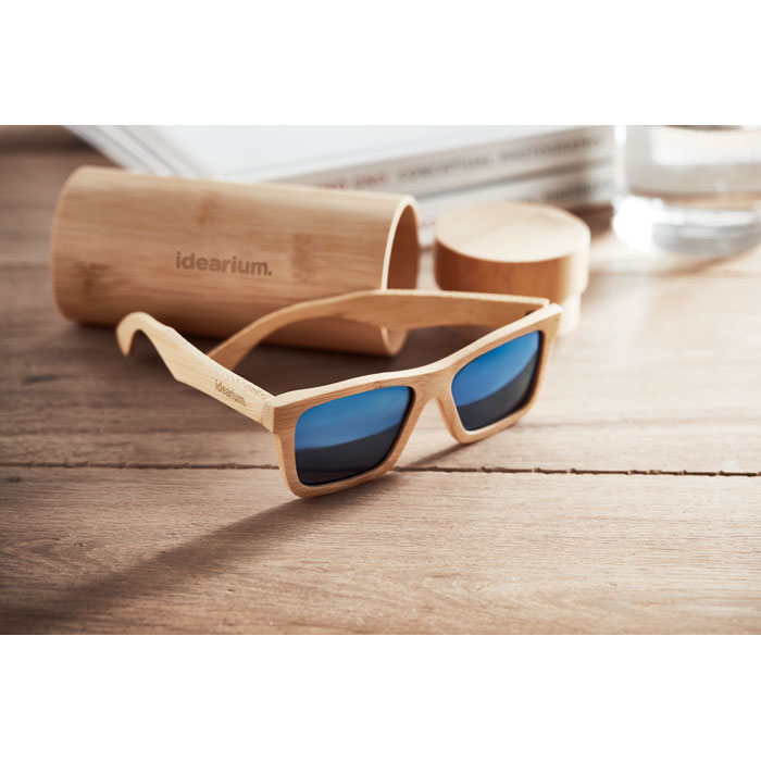 Lunettes de soleil étui bambou Lunettes de soleil étui bambou