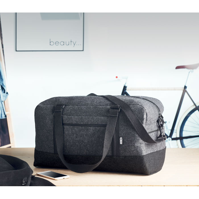 Sac de week-end en feutre RPET Sac de week-end en feutre RPET