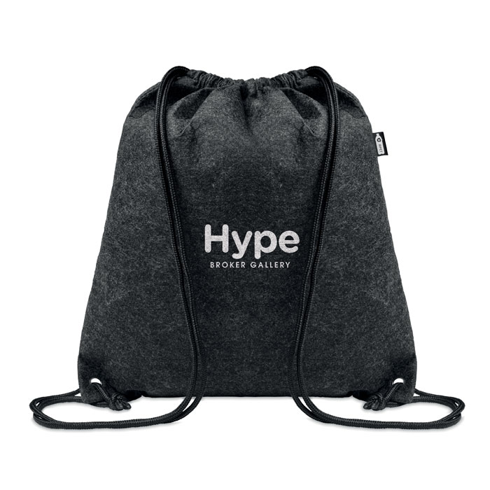 Sac à cordon en feutre RPET