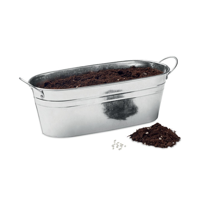 Bac en zinc & herbes aromatique Bac en zinc & herbes aromatique