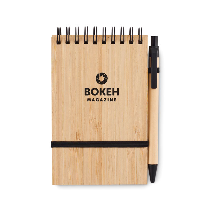 Set de bloc-notes A6 en bambou