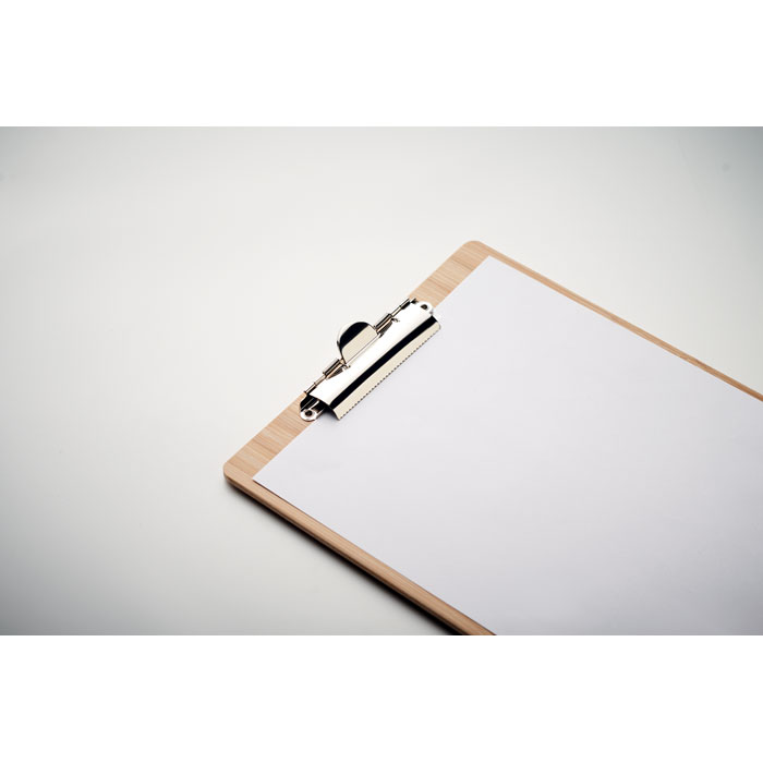 Porte-bloc en bambou A4