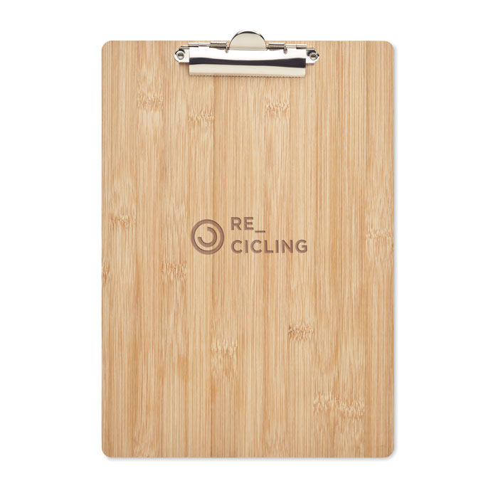 Porte-bloc en bambou A4